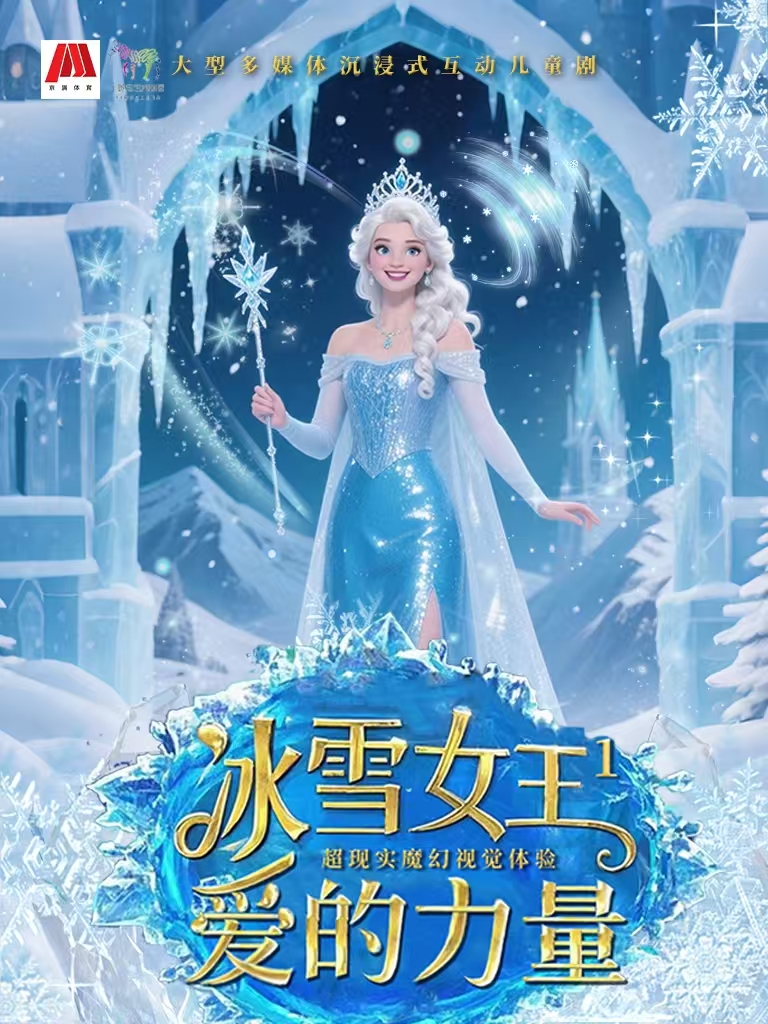【北京】【9月7日】大型冰雪奇幻儿童音乐剧《冰雪女王1-爱的力量》（京演·民族文化宫大剧院X小斑马剧团）