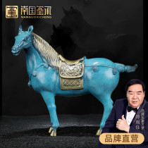 Horse ornaments Zhaocai Feng Shui Tang Ma Crafts Study Living Room Office Desktop Merchants to Success