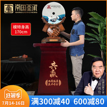 Jade safety buckle Win-win cooperation Grand exhibition Grand plan Company business opening Housewarming gift Foyer floor decoration