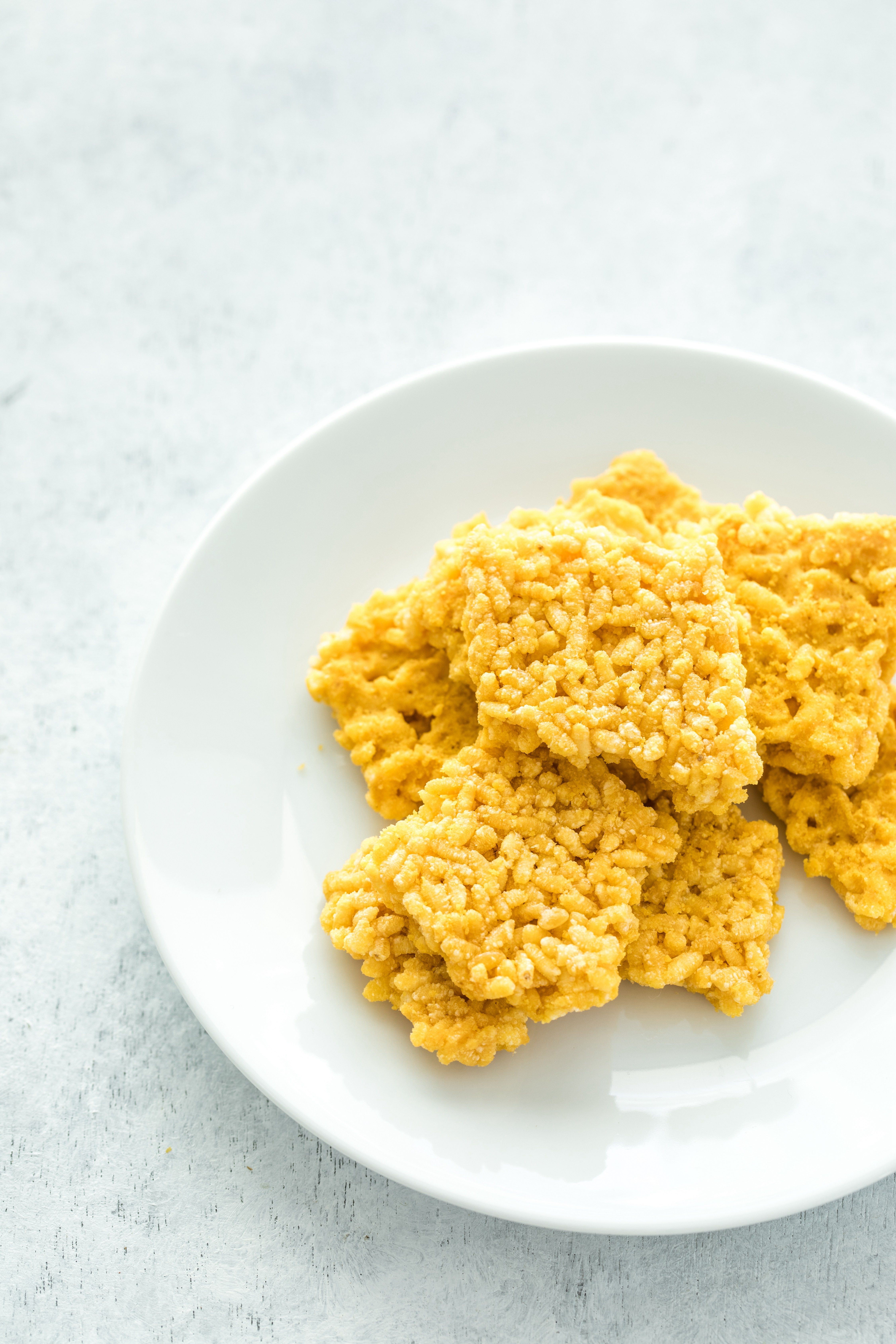 金沙酥酥脆蟹香糯米咸蛋黄手工锅巴