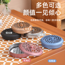 Mosquito tray stainless steel with mosquito fragrance box mosquito fragrance fragrance furnace household creative mosquito incense disk