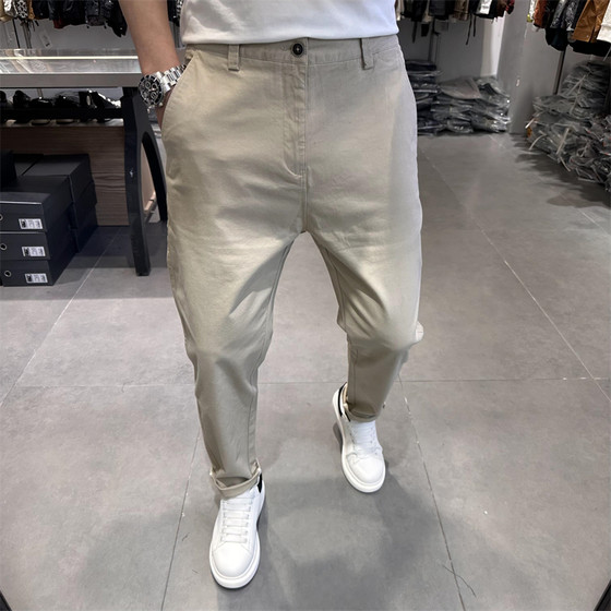 2025 spring and summer thin Japanese retro solid color elastic waist casual pants for men's trendy brand slim elastic small feet men's pants trendy
2025 spring and summer thin Japanese retro solid color elastic waist casual pants for men's trendy brand slim elastic small feet men's pants trendy