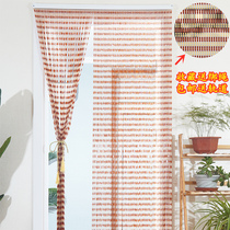 Door curtain partition curtain bead home aisle Net red bead curtain plastic anti mosquito curtain partition curtain bedroom home curtain