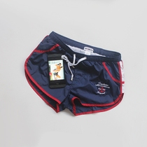 seobean sexy low waist lightweight sports shorts mens summer quick dry breathable beach pants fitness running three-point pants