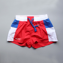 seobean low waist colorblock mens sports shorts light and thin breathable quick-drying loose fitness shorts running three-point pants