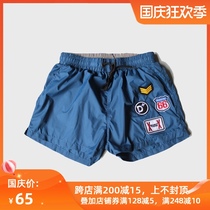 desmiit lightweight quick-drying mens beach shorts loose swimming trunks personality embroidered casual running sports three-point pants