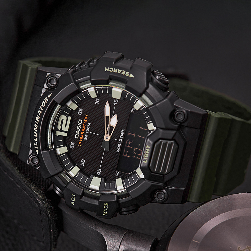 hongkong direct mail casio watch men and women bla gold sports waterproof electronic watch aeq-110w-1a