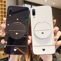 Douyin with vivox21 mobile phone case cosmetic mirror x23 makeup mirror mobile phone case x9s creative mobile phone case vivo x27 new glass x20 with mirror x21 fingerprint x2