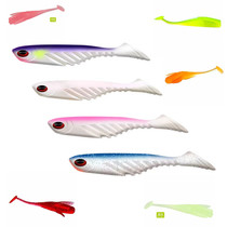 New American Beikeli fake bait soft worm POWERBAIT Super Swing stroke water small fish shaped with fin T tail easy to use