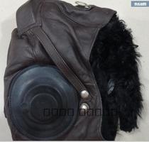 Free headgear 59 winter flying leather cap 59 pilot leather cap 62 flying leather cap Flying leather cap