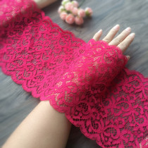 Red elastic lace lace lace lace lace wide skirt under swing clothing accessories lace 7 2 yuan a meter