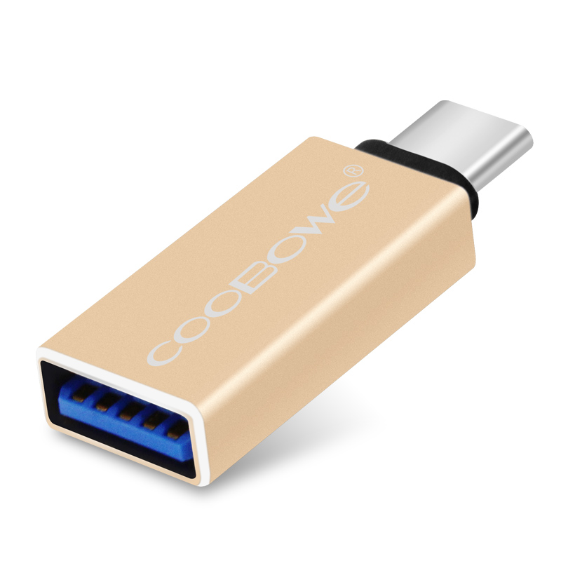 COOBOWE Type-C转USB3.0转接头乐视手机OTG小米5 魅族pro5扩展器产品展示图2