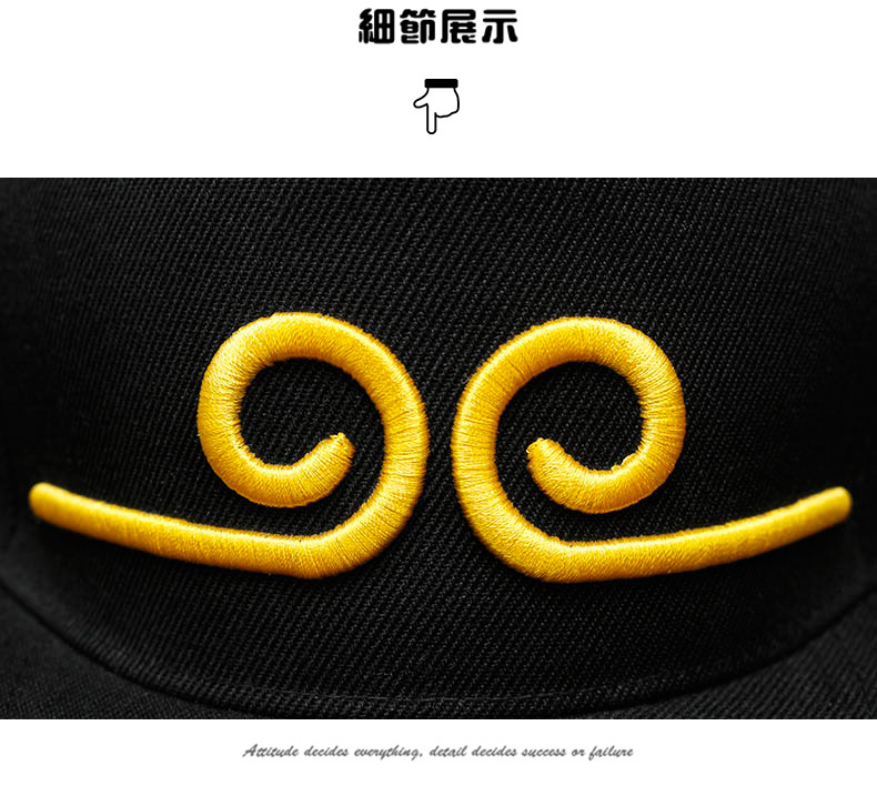孙悟空紧箍咒创意帽子男潮嘻哈帽女棒球帽刺绣图案鸭舌帽平沿帽