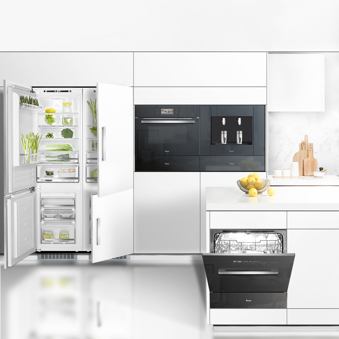 italy daogrs n3 micro steaming and roasting integrated machine embedded electric steamer electric oven microwave household multi-function