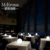 Bar table lamp rechargeable outdoor restaurant clear bar bar table lamp Modern net celebrity desktop atmosphere light Creative night light
