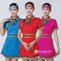 Womens Mongolian robes living clothes overalls long-sleeved Mongolian dresses spring summer and autumn clothing can be customized and approved