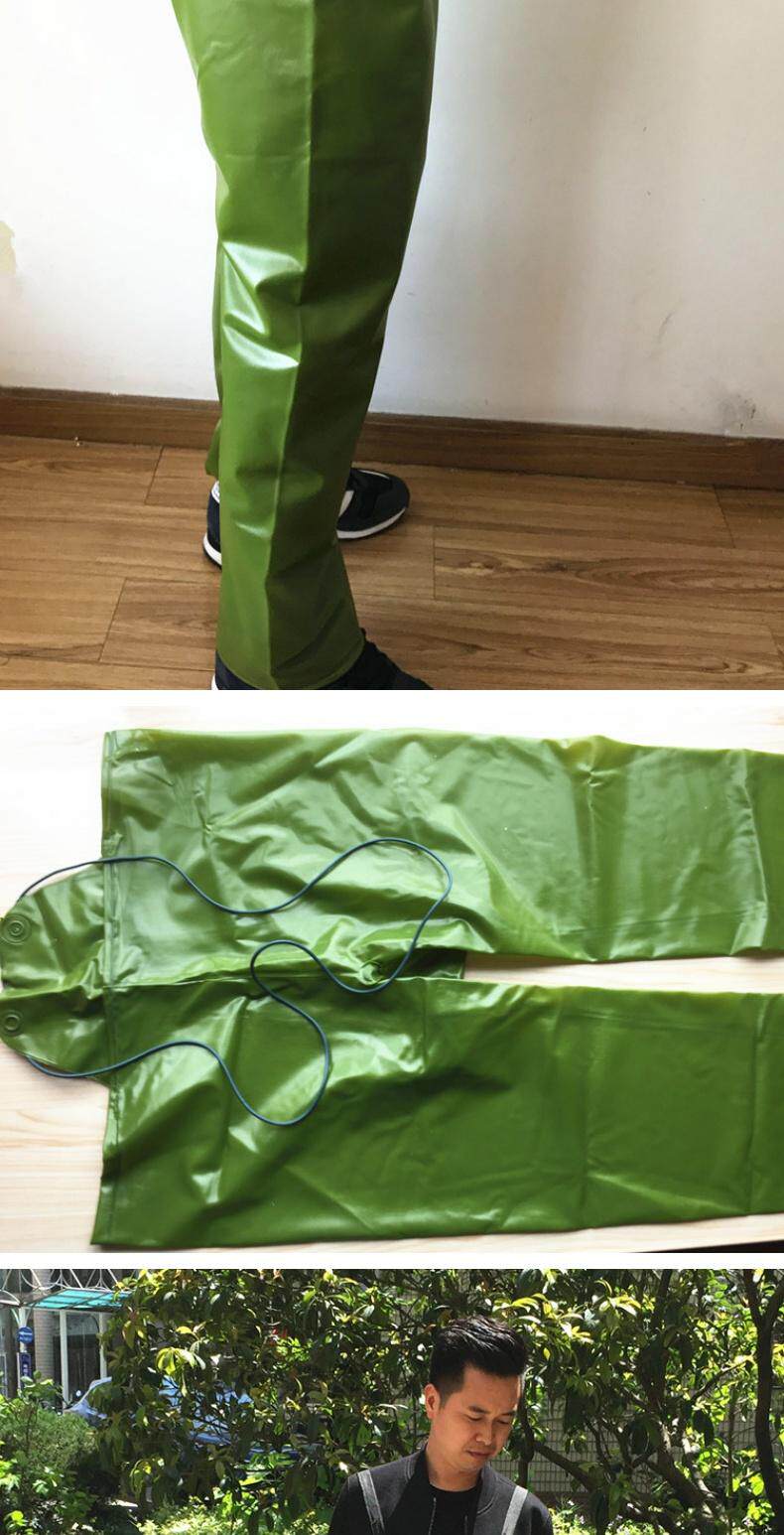 下水裤防水裤背带裤吊带雨裤雨衣雨裤洗车洗菜裤防水服牛筋耐用