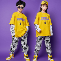 Childrens jazz dance costume Girls dance costume hiphop hip-hop style hip-hop dance suit Boys drum set tide suit