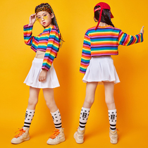 Girls Hip-hop clothes childrens dance clothes June 1 jazz dance performance clothes boys Hiphop suits cheerleading clothes tide