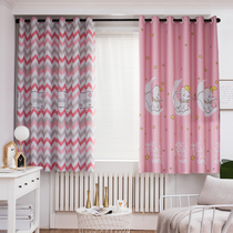 Small curtains Short short curtains Finished shading Bedroom bay window Living room flat window Corner window Childrens room Balcony Simple