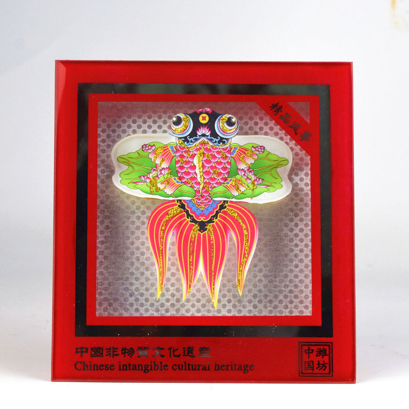 mini ShaYan weifang small kite kite box hand gifts foreign affairs with Chinese characteristics to go abroad to send foreigners gift