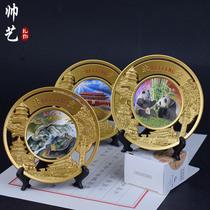 Chinese style Beijing characteristics abroad gifts Great Wall display plate ornaments practical cultural and creative small souvenirs to send foreigners