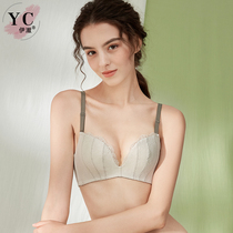 Yi Che no rims gathered small chest flat chest thin sexy underwear womens suit