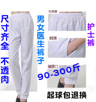 Nurse Pants White Work Pants Winter Dress Thickening White Powder Blue Tightness Waist Size 300 Catty Doctor Pants