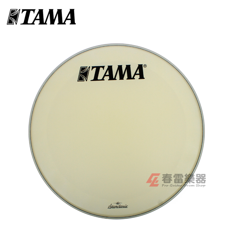 Spring Thunder Instrument TAMA Starclassic CT22BMOT 22 inch Ground Drum Leather Spray White Resonance Leather