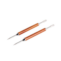 Coffee Lablossom Needle Stainless Steel Carved Flower Stick Coffee Crochet Hook Flower Needle Carved Flower Needle Full Self-Hands-on Punching Coffee Machine