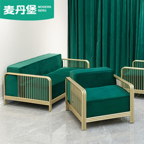 Nordic Bart sofa minimalist light luxury small family Modern furniture Living room Single double Villa Sofa tea table Composition