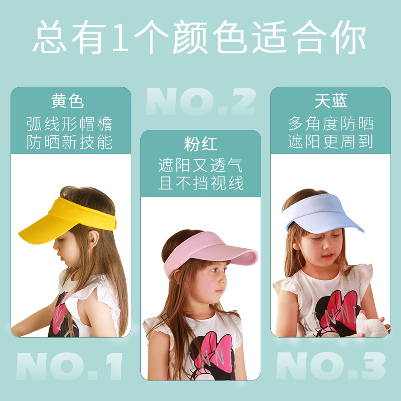 stylebymas 亲子款遮阳帽 UPF50+防晒空顶帽 小黄帽 聚划算+天猫优惠券折后￥9.9包邮（￥24.9-15）儿童、成人多色可选