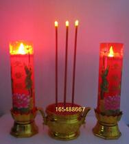 Battery candle praying candle for Buddha candle electronic candle battery incense burner for Guanyin candle Special
