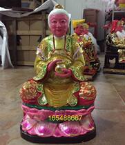 Statue custom Buddha statue custom-made camphor wood carving Lishan mother 12 inches