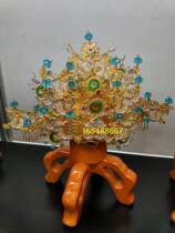 Custom-made God hat Buddha statue hat General hat Prince hat Buddha statue hat handsome hat suitable for 40cm high statue