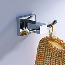 New German high-grade all-copper exquisite hanging hook Coat hook wall-mounted bathroom single hook hardware pendant free hole