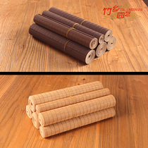 Bamboo mat Cloth tea mat Zen table flag Tea curtain Bamboo mat Bamboo dry tea Ceremony Heat insulation tea plate mat
