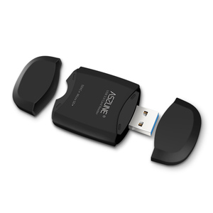 USB3.0高速多功能读卡器多合一SD迷你车载万能CF相机内存卡TF安卓大卡佳能单反小型u盘电脑车用手机转换通用