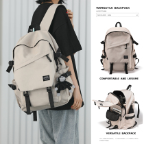 Double shoulder bag fashion minimalist computer backpack boys with constant school bag female college students high school students high school high school students