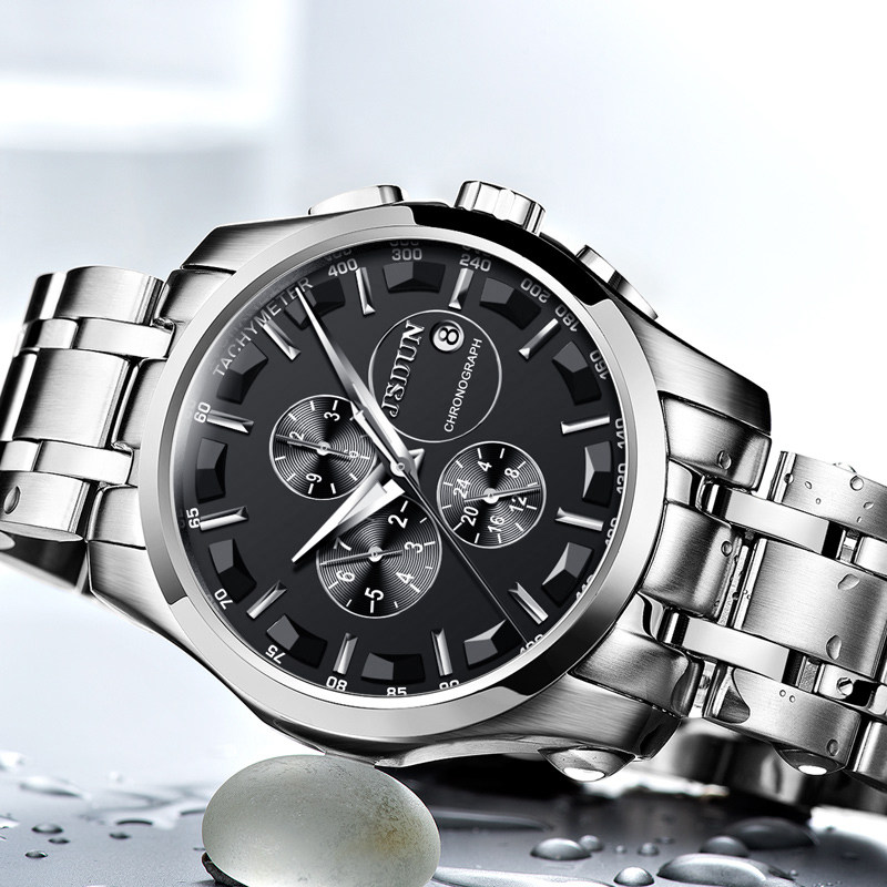 金仕盾正品 多功能全自动机械表 新款时尚防水手表男士男表8689