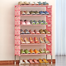 Ast simple multi-layer shoe rack assembly dustproof shoe cabinet simple modern economical iron storage rack