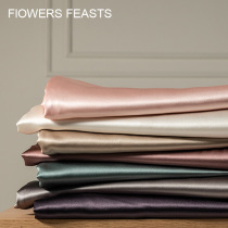 Flower feast 25 m Silk sheets 100 mulberry silk non-slip bed hats no stitching wide Silk thick sheets