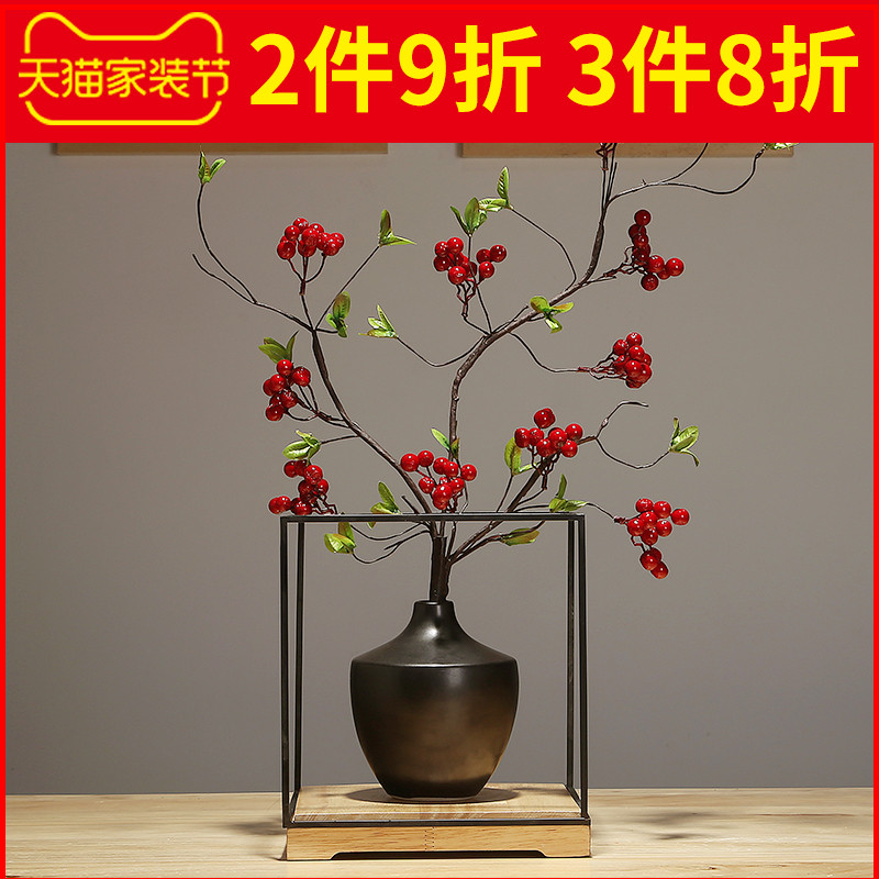 Sitting room dry flower arranging flowers decorate ceramic vase household furnishing articles furnishing articles contracted and I creative porch table vases