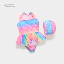 Childrens swimsuit girl summer one-piece swimsuit mermaid clothes 1-3 years old 2 childrens swimsuit girl Summer