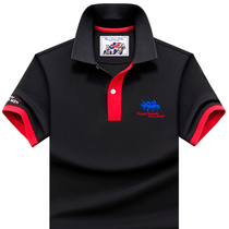 Summer Paolo polo shirt man short sleeve T-shirt loose half sleeve trend Compassionate Business Under collar pure cotton