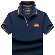 Summer Men Short Sleeve T-shirt Polo Shirt 2022 New Turns Collar Loose Half Sleeve Pure Cotton Trends Compassionate Paul tx