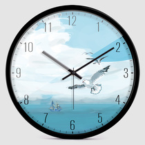 HICAT creative modern seagull fashion wall clock Fresh Art living room clock simple personality trend silent clock