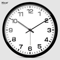 HICAT mute fashion simple wall clock creative living room quartz clock style classic digital clock