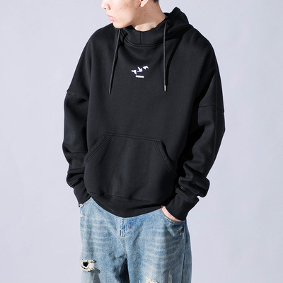 男秋季连帽潮流宽松卫衣