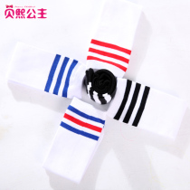 Summer College Wind Children Korean Edition Students Socks Striped Middle Cylinder Baseball Socks Male Girl Midcylinder Socks socks Sox Sox